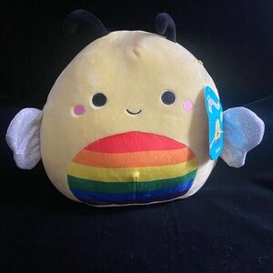 Squishmallow Sunny the rainbow bee 2022 plush